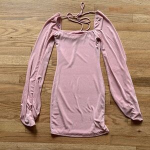Lucy in the Sky light pink mini dress - Size S